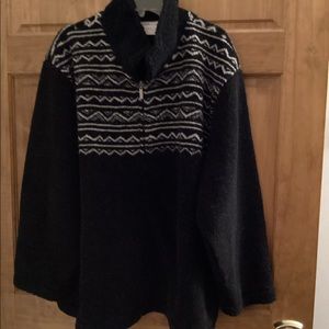 Beautiful Woman’s Warm Black with White design jacket. 3X